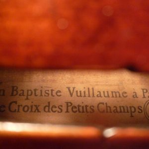 Certificat Baptiste Vuillaume à Paris