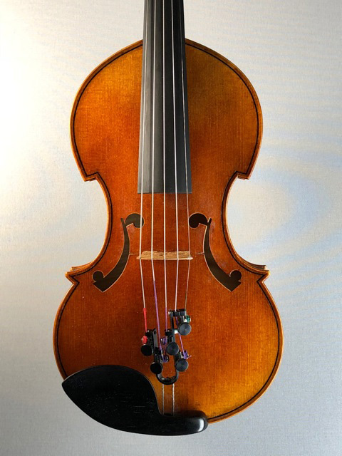 Vue de la moitié d'un violon